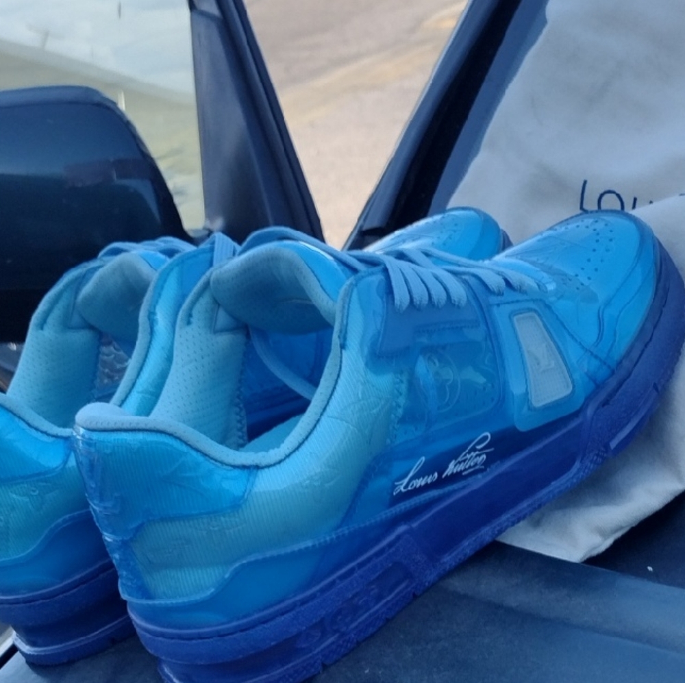 Louis Vuitton Clear Blue Shoes